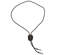 Toddmomy Collana Bolo Vintage da Uomo e Donna in Metallo e Corda Pu Oro, Accessorio Skin Friendly Facile da Abbinare per Feste a Tema Western e Halloween