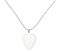 Toddmomy Collana Portaplettro a Forma di Cuore in Plastica e Metallo, Contenitore Trasparente per Chitarra, Comoda per Trasportare e Trovare Facilmente le Plettri, per Uso Quotidiano