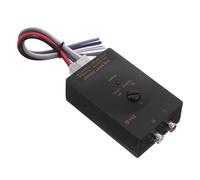 Toddmomy Convertitore Rca per Altoparlanti Auto Funzione Ritardo, Adattatore Audio High-low per Amplificatore e Subwoofer, Installazione Semplice per Sistemi Stereo Originali