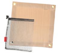 Toddmomy Coperta Resistente al Calore Portatile in Fibra di Vetro Antincendio Isolamento Termico Multifunzione per Barbecue e Picnic