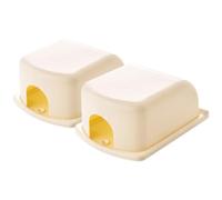 Toddmomy Coperture Per Prese Di Protezioni Per Prese Elettriche Per Ragazzo Ragazza 2 Pezzi Beige Sicurezza Domestica Protezione Antiscossa Design Difficile Da Rimuovere Per Uso Casalingo e Scolastico