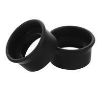 Toddmomy Coprioculare in gomma per microscopio binoculare, eye shield 31-33 mm nero, set 2 pezzi per utenti amatoriali e professionali