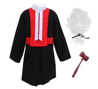 Toddmomy Costume da Giudice per Ruolo per Feste e Spettacoli Teatrali Educativo per
