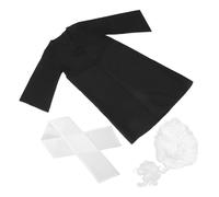 Toddmomy Costume da Giudice per Set Completo per Feste Ruolo per 4 AI 10 Anni per Costumi Halloween e Giochi