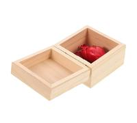 Toddmomy Cuore Finto Spaventoso in Scatola di Legno con Coperchio, Decorazione a Forma di Cuore Umano Anatomico per Scherzi di Halloween, Arredamento Creativo per Casa, Ufficio e Cameretta