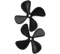 Toddmomy Eliche per Barca Rc in Plastica PC Resistente, Coppia 4 Lame 60mm Foro 4mm, Compatibili Piccoli Modelli Telecomandati, Installazione Facile per Uso in Navigazione Modellistica