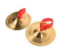 Toddmomy Finger Cymbals in per Adulti e Strumento Musicale Portatile e Resistente per Didattica Esercitazioni Suono Nitido e Duraturo