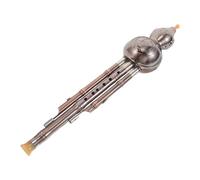 Toddmomy Flauto Cucurbita in Si Bemolle Flauto Hulusi Cinese Placcato in Rame Strumento Fiato per Principianti e Studenti Adatto per Pratica Lezioni e Performance Musicali