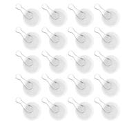 Toddmomy Ganci Autoadesivi Trasparenti Tondi 80 Pezzi Gancio in Acciaio Inossidabile per Appendere Decorazioni in Camera da Letto e Matrimoni Distribuzione Stabile della Pressione