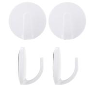 Toddmomy Ganci Magnetici 4 Pezzi per Frigorifero in Abs Bianco