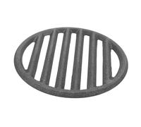 Toddmomy Ghisa Rotonda per Barbecue da Esterno Piastra Resistente al Calore Distribuzione Uniforme del Calore Supporto Carbone per Cucina all Aperto