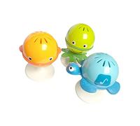Toddmomy Giocattoli Sonaglio Musicali con Ventosa a Forma di Campanella per Ragazzo Ragazza Set da 3 Pezzi della Serie Ocean Stimolazione Sensoriale per Ragazzo Ragazza Colore Casuale