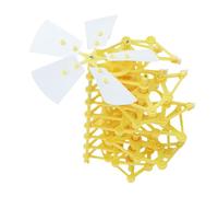 Toddmomy Giocattolo Assemblaggio Meccanico Eolico Educativo per Puzzle di Costruzione Manuale per Apprendimento e Vento