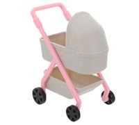 Toddmomy Giocattolo passeggino in miniatura 1:12: decorazione e accessori per case delle bambole - carrozzina per bambini ad alta simulazione - passeggino per bambini - mini prop di layout