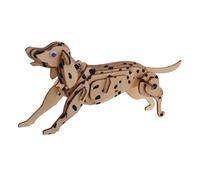 Toddmomy Giocattolo Puzzle in Legno Statue Di Cuccioli Di Cane Figurina Animale Giocattoli Per Cani Giocattoli Puzzle Fai Da Te Del Cucciolo Animale Fai Da Te Di Legno Cachi