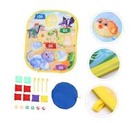 Toddmomy Gioco Dinosauri per Bersaglio Doppia Faccia e Sacchetti da Lancio Creativi per Gioco Indoor e Outdoor Include Chiodi Antivento per Divertimento Sicuro e Sviluppo Indipendenza