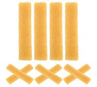 Toddmomy Gomma per pulizia scarpe e borse 10 pezzi in gomma resistente ideale per scarpe sportive e tessuti giallo 8x2x1 cm