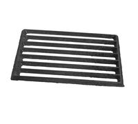 Toddmomy Graticola in Metallo per e Portalegna Resistente in Ghisa Spessa Supporto per e Design Canale per Combustione e Aerazione