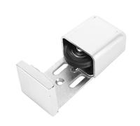 Toddmomy Guida a Pavimento in Acciaio Inox per Porta Scorrevole Fermaporta Automatico Cuscinetti Installazione Sicura Doppia Vite Accessorio per Porte da Fienile e Vetro Colore Casuale