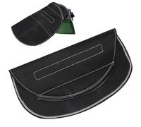 Toddmomy Helmet Cover Nero per Protezione del Collo della Parte Posteriore, Accessorio per Saldatura per Officine e Professionisti Esperti