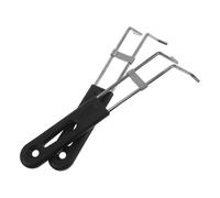 Toddmomy Impugnatura per Friggitrice 2 Pezzi in Acciaio Inox Manico Antiscottatura Ergonomico, Maniglia Staccabile per Cestello da Cucina e Griglia da Campeggio, Accessorio Sostitutivo