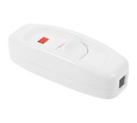 Toddmomy Interruttore della Luce Vintage a Pressione Spia Luminosa 10A 250V per Lampada da Comodino Interruttore di Ricambio Compatto a Controllo Singolo per Uso Domestico