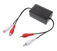 Toddmomy Isolatore di Rumore di Loop di Terra per Auto, Filtro Antirumore Amplificatore Stereo, Accessorio Audio per Eliminazione Rumori Indesiderati e Miglioramento Qualità Sonora