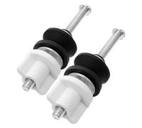 Toddmomy Kit Bulloni per Wc in Acciaio Inox 2 Pezzi Set Cerniere Sedile Wc Fissaggio Superiore Antiscivolo Accessori di Ricambio Compatibile la Maggior Parte dei Modelli Installazione