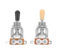 Toddmomy Kit di cablaggio per circuito di controllo del tono attivo per selettore pickup, volume e bassi, 2 manopole per chitarra elettrica a 3 posizioni, manopola in metallo
