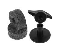 Toddmomy Kit per Supporto Piatti Batteria 2 Pezzi Manicotti in Plastica e Feltro Facile Installazione, Resistente Neri Colore Casuale e Adatto a Tamburo e Piatti