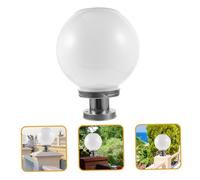 Toddmomy Lampada Solare Sfera per Esterni Luce da Giardino e Cortile Illuminazione Energia Solare per Supporti e Muri Resistente Tutte le Intemperie Montaggio Facile
