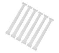 Toddmomy Landscaping Roman Pillar, 6 Pezzi Colonne Romane in Plastico Bianco, Decorazione per Mini Casa, Prop per Fotografia e Tavolo di Sabbia, Classico Romano
