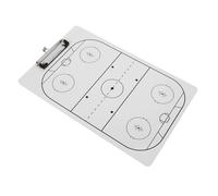 Toddmomy Lavagna Hockey Portatile Cancellabile Board Allenatore Leggera e Resistente per Pianificazione Strategica e Allenamento Ice Hockey