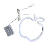 Toddmomy LED Apple Shape Neon Light Lamp LED Neon Lights For Bedroom Decorative Atmosphere For Wedding Party And Home Decor
