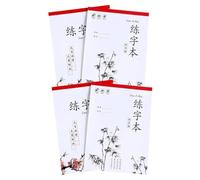 Toddmomy Libro di Pratica Calligrafia per 4 Pezzi Carta, Bordi Lisci e Confortevoli, per Esercizi di Scrittura a Mano e Formazione Calligrafica Stili multipli