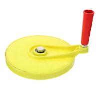 Toddmomy Macchina da corsa elettrica a maniglie di ricambio per vagliatore mulino per cereali a manovella forniture per vagliatori manici dello vagliatore maniglia plastica Giallo