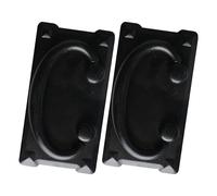 Toddmomy Maniglie ad Anello per Cassetti Nere in Ferro 2 Pezzi, Pomelli Vintage per Mobili e Armadi, Manopole Antiche per Cassettiere Installazione Semplice e Design Decorativo