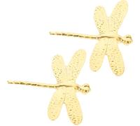 Toddmomy Manopole per Mobili in Ottone Dorato a Forma di Libellula, Set 2 Pezzi, Pomelli per Armadi e Cassetti, Ferramenta per Mobili da Cucina e Camera, Maniglie Decorative per Guardaroba