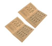 Toddmomy Manuale di Istruzioni Mahjong 2 Pezzi in Carta Guida Completa e Stampa Affidabile per Apprendimento e Raduni Sociali