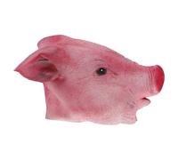 Toddmomy Maschera da Travestimento Maiale Rosa in Lattice per Feste di Halloween Cosplay e Spettacoli di Danza Hip-hop Maschera Performante per Carnevale