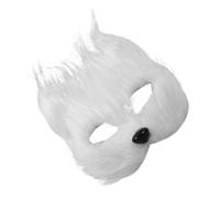 Toddmomy Maschera Volpe con Fascia Elastica Costume Accessorio per Halloween Feste in Maschera Cosplay Unisex Design Traspirante e Adatto Molti Volti