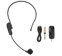 Toddmomy Microfono Wireless Indossabile Piccolo Nero Batteria 500mah Leggero e Facile da Usare per Insegnamento e Arti Performative