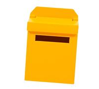 Toddmomy Mini Accessori Per Casa Delle Bambole Cassetta Postale Arredamento Carino Mini Roba Piccolo Giocattolo Per La Cassetta Della Posta Playhouse Mailbox Yellow Di Legno