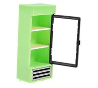 Toddmomy mini arredamento per mobili gioca frigo mini frigorifero minifrigo domestico mobili e accessori in miniatura frigorifero della casetta Acrilico Green