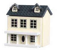 Toddmomy Mini Casa Decorativa Legno Villa Compatta per Ufficio e Casa Accessorio per Decorazioni Creative Te per Regali e Romantiche