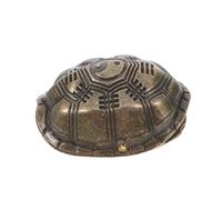 Toddmomy Mini Divinatoria Ottone per Feng Shui Scultura da Scrivania per Fortuna e Salute Decorazione Ching con Guscio di per Elegante e Positivo