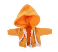 Toddmomy Miniatura Felpa con Cappuccio per Bambole in Tessuto Morbido Giallo Adorabile per Giochi di Vestizione e Collezionisti di Bambole