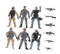 Toddmomy Modellino di Soldatino in Plastica Figure di Persone Realistiche di Statuette per Ragazza Miniature per Vassoi di Decorazioni per Micro Paesaggistica