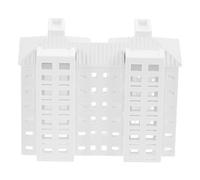 Toddmomy Modello di Edificio in Plastica Bianco per Decorazione Paesaggistica Dettagli Intricati, Strumento Educativo per L'insegnamento Dell'urbanistica e L'arredamento