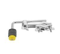 Toddmomy Morsetto di Espansione in Metallo Supporto per Percussioni per Principianti Braccio Portapiatti Regolabile Clip Forma per Batteria Accessori per Batteristi